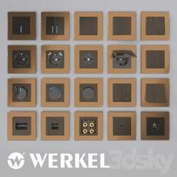 Miscellaneous - OM Sockets and Werkel switches _bronze_ 