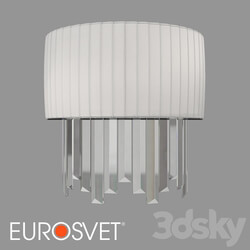 Wall light - OM Wall lamp with lampshade Eurosvet 10106_2 Amantea 