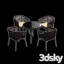Table _ Chair - 4union Dining set _010 