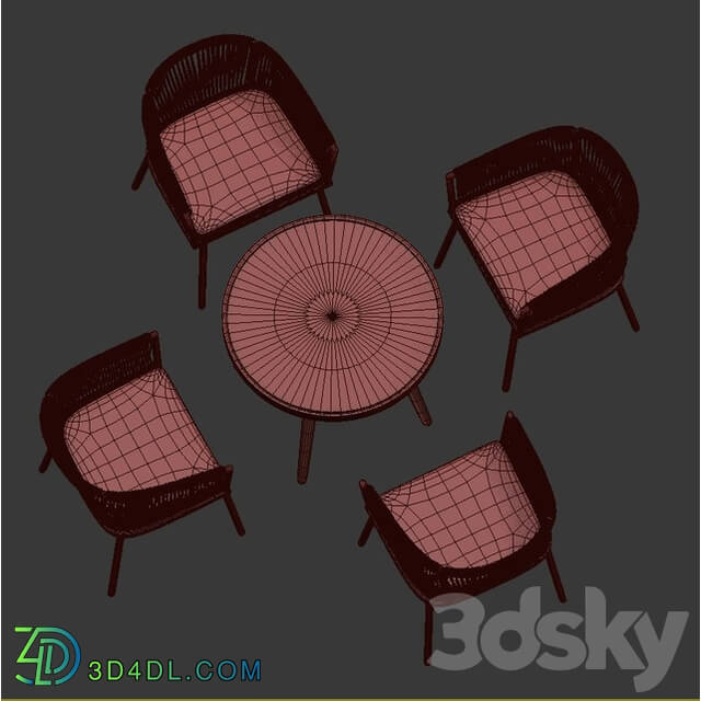 Table _ Chair - 4union Dining set _010