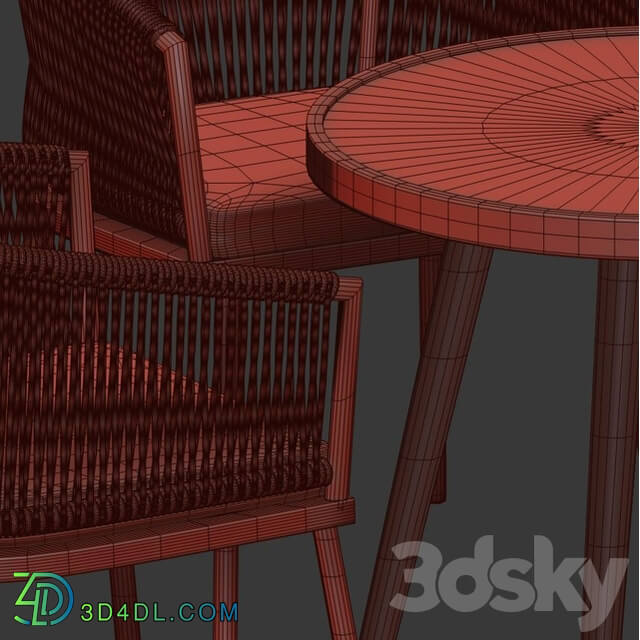 Table _ Chair - 4union Dining set _010