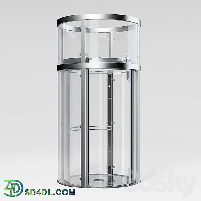 Miscellaneous - OM Elevator glass round M-System _MS1500_