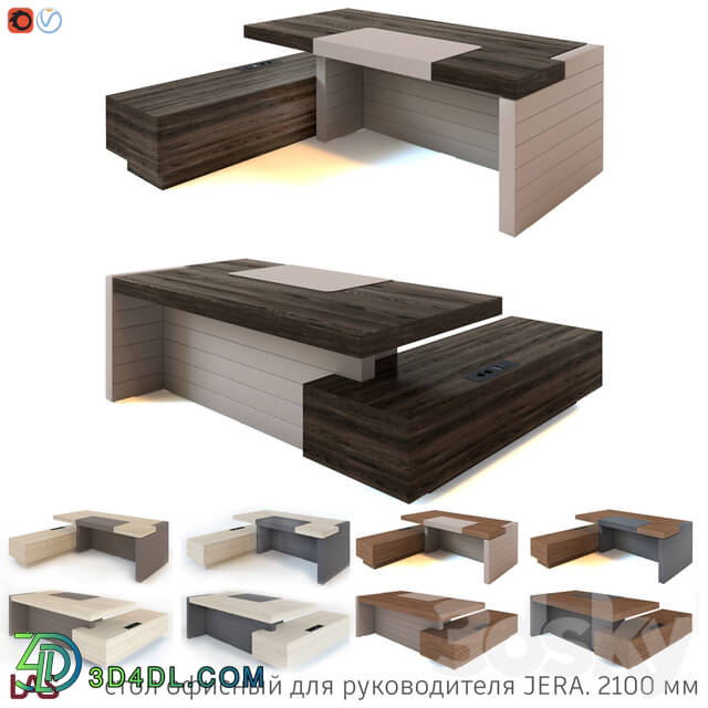 Office furniture - OM Office table for the head of JERA 2100 mm