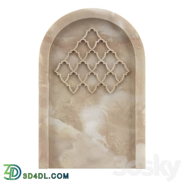 Bathroom accessories - OM Arch marble AM21
