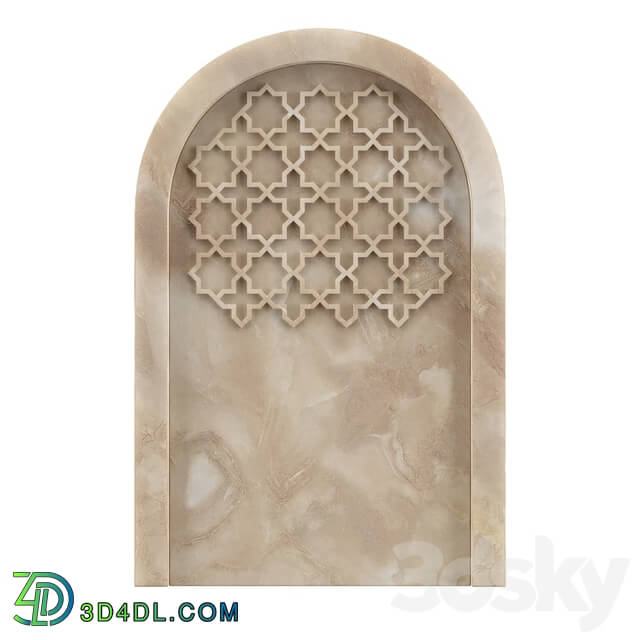 Bathroom accessories - OM Arch marble AM23