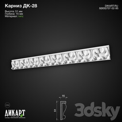 Decorative plaster - Dk-28 51Hx15mm 06_18_2019 