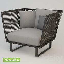 Arm chair - OM Chair Twist-M lounge PRADEX 