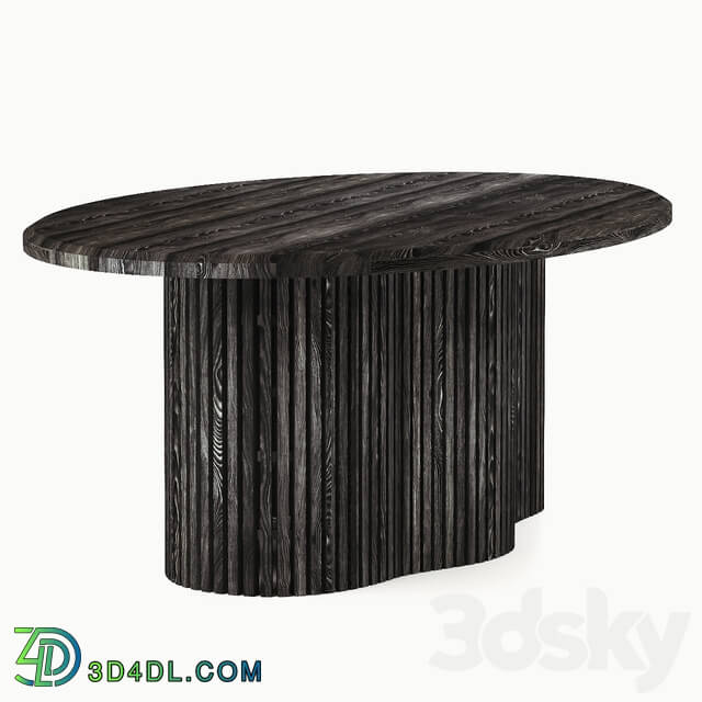 Table - The table is oval