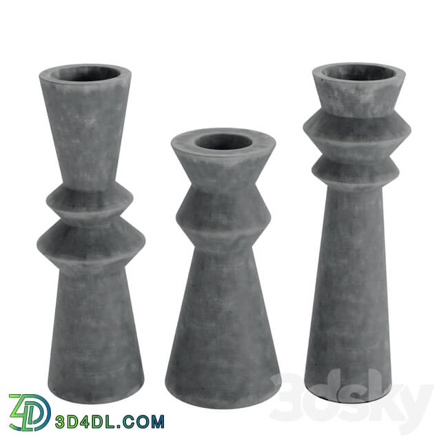 Modern Concrete Vases