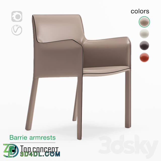 Chair - OM Chair with armrests Barrie