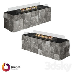 Fireplace - OM - Kvadro Outdoor Fireplace 