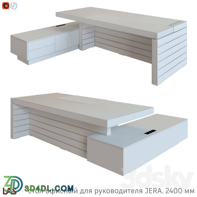 Office furniture - OM Office table for the head of JERA 2400 mm