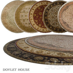 Carpets - Carpets_ round DOVLET HOUSE 5 pieces _part 14_ 