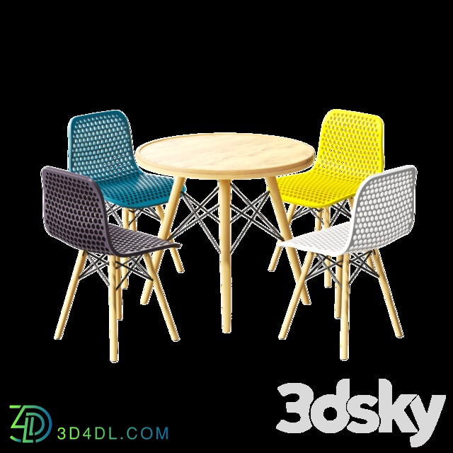 Table _ Chair - 4union Dining set _ 013