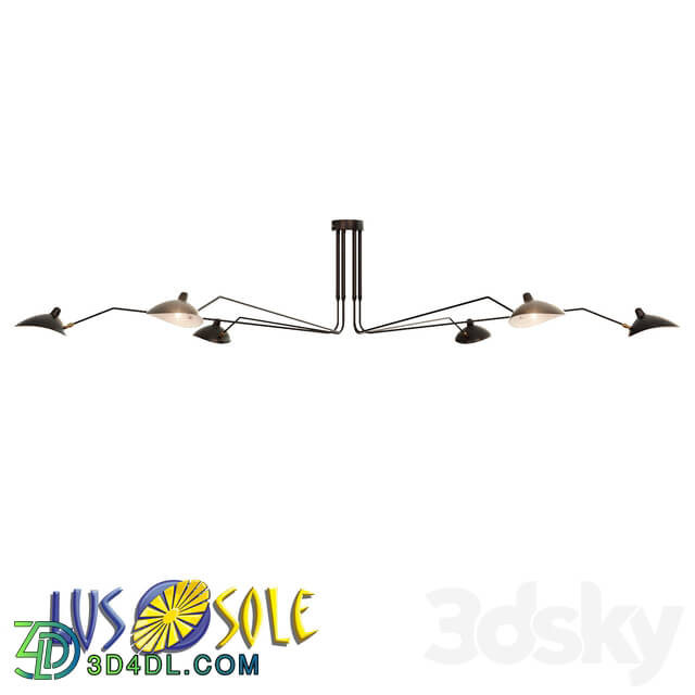 Chandelier - OM Chandelier Lussole Loft Fairbanks LSP-9562