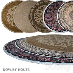 Carpets - Carpets_ round DOVLET HOUSE 5 pieces _part 15_ 