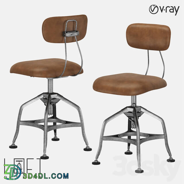 Chair - Chair LoftDesigne 1447 model
