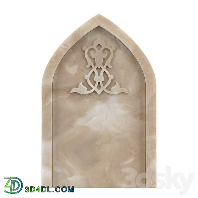 Bathroom accessories - OM Arch marble AM47