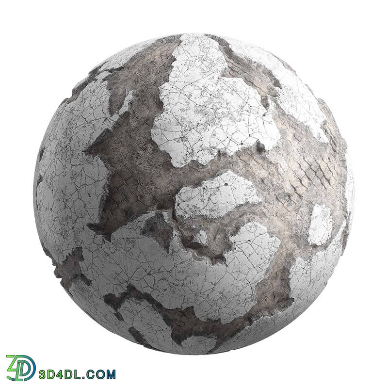 CGaxis Textures Walls Volume 21 damaged white painted wall 21 08