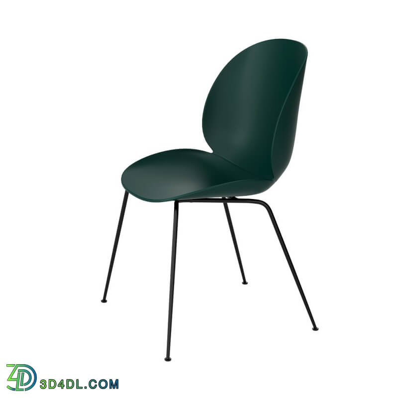 Dimensiva Beetle Dining Chair Un Upholstered by Gubi