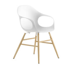 Dimensiva Elephant Chair With Wood Legs by Kristalia 