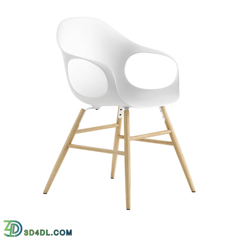 Dimensiva Elephant Chair With Wood Legs by Kristalia