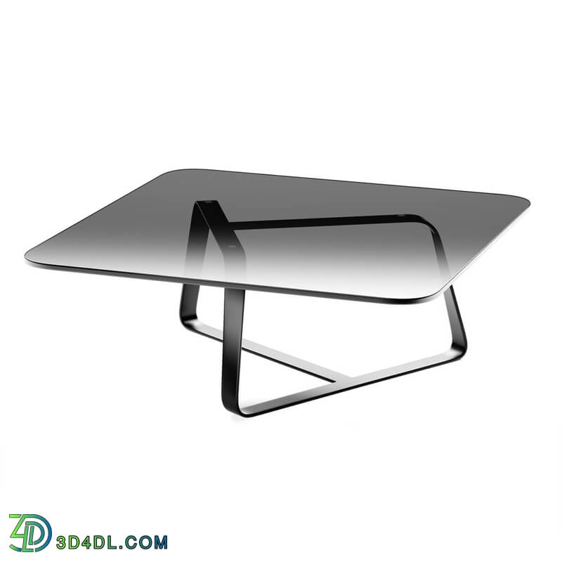 Dimensiva Twister Small Table Square by Desalto