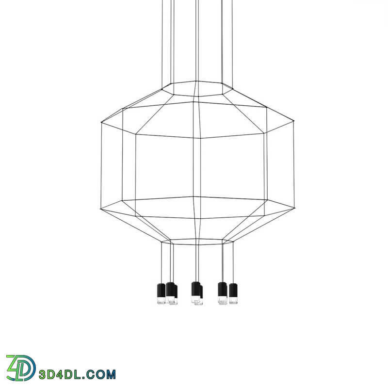 Dimensiva Wireflow 300 3D Lamp by Vibia