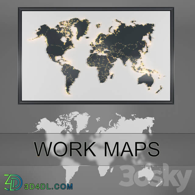 Other decorative objects - work maps