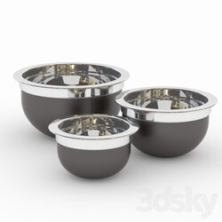 Tableware - Graphite Mixing Bowl Set 