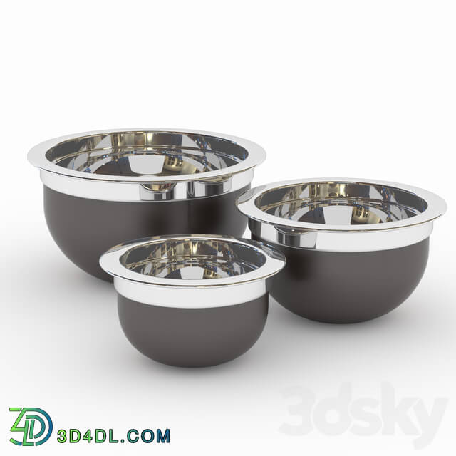 Tableware - Graphite Mixing Bowl Set