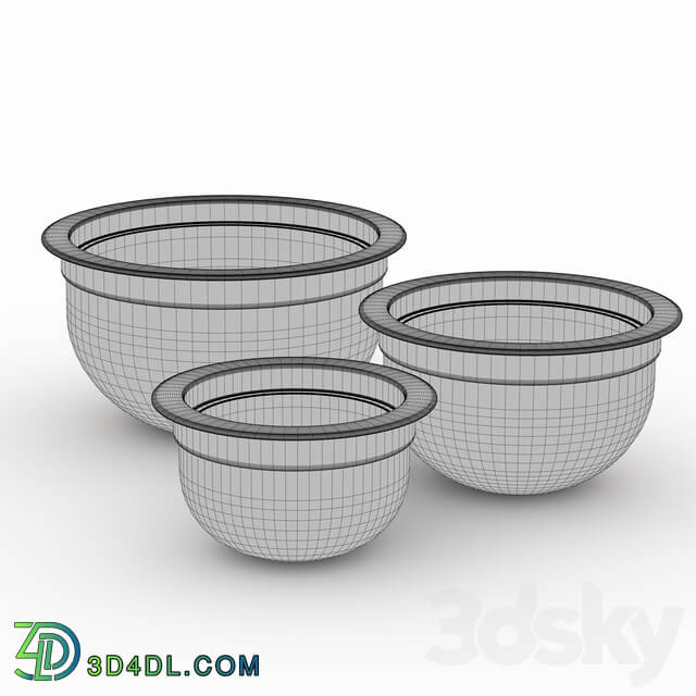 Tableware - Graphite Mixing Bowl Set