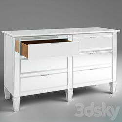 Sideboard _ Chest of drawer - Pottery Barn-Park 6-Drawer Extra Wide Mirrored Dresser 