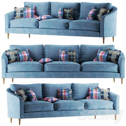 Sofa - Anthropologue Sofa Light Blue Long 