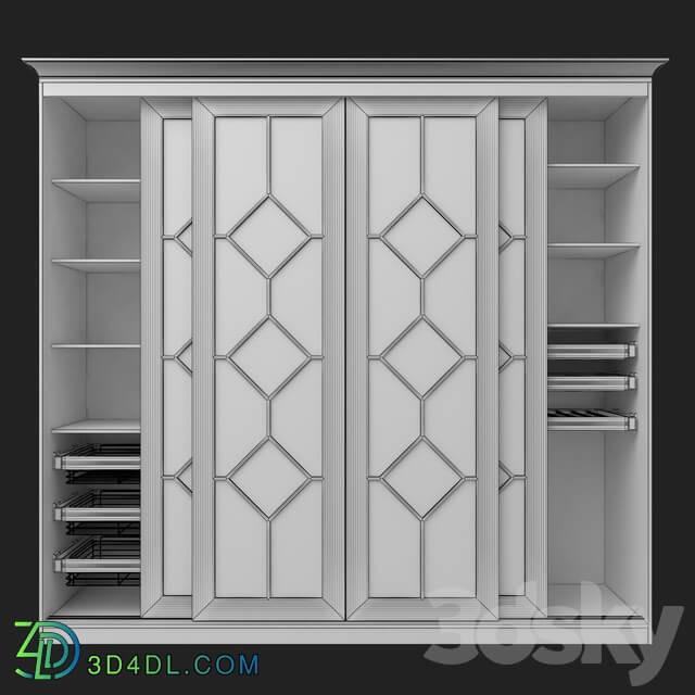Wardrobe _ Display cabinets - Sliding wardrobe SKM-80 _14_