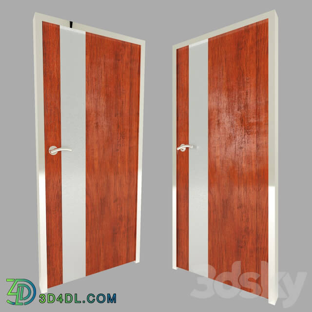 Doors - Wooden faux steel door