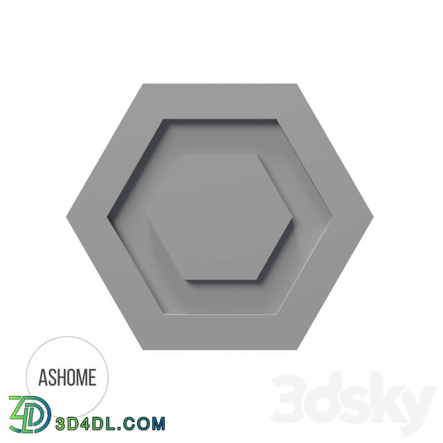 3D panel - 3D wall tile ASHOME _ 4
