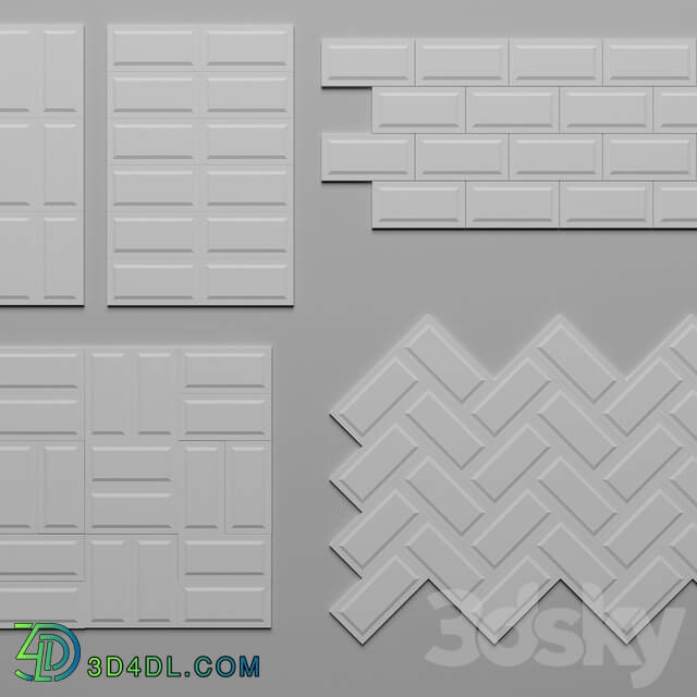 3D panel - 3D wall tile ASHOME _ 6