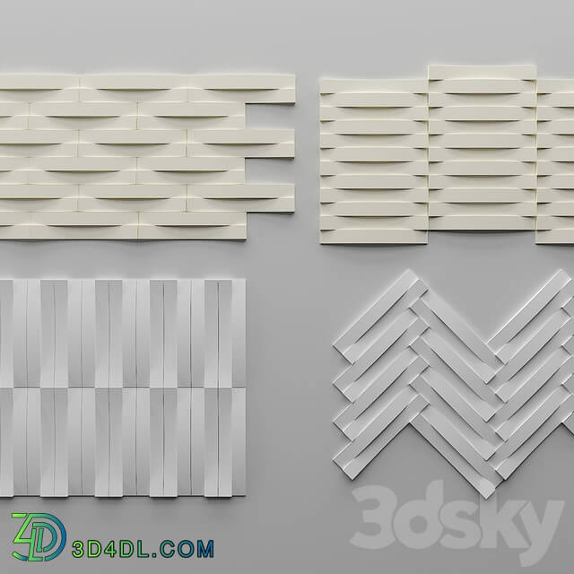 3D panel - 3D wall tile ASHOME _ 14