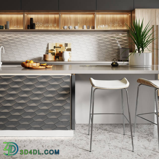 3D panel - 3D wall tile ASHOME _ 18