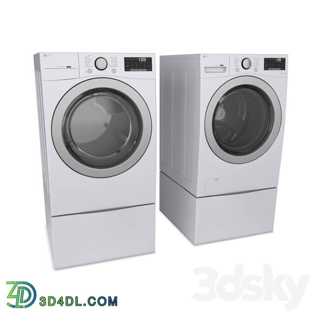 Household appliance - LG Washer-Dryer Set
