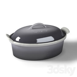 Tableware - Le Creuset Covered Oval Casserole 