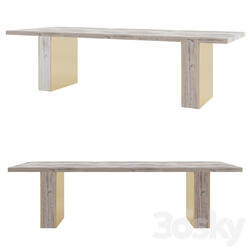 Table - Gage Rectangular Dining Table Rh 
