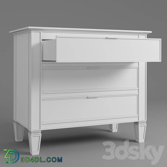 Sideboard _ Chest of drawer - POTTERY BARN-Park 3-Drawer Mirrored Dresser