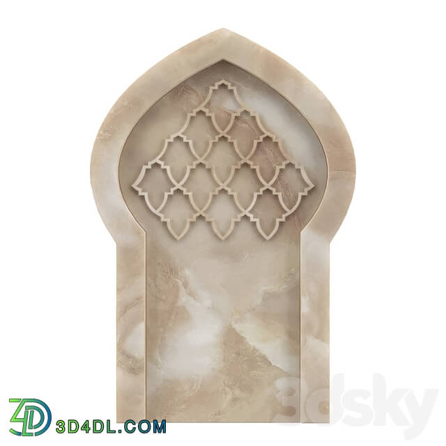 Bathroom accessories - OM Arch marble AM61