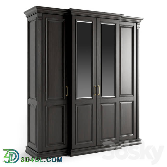 Wardrobe _ Display cabinets - Cabinet 4-door Rimar _ color Gothic