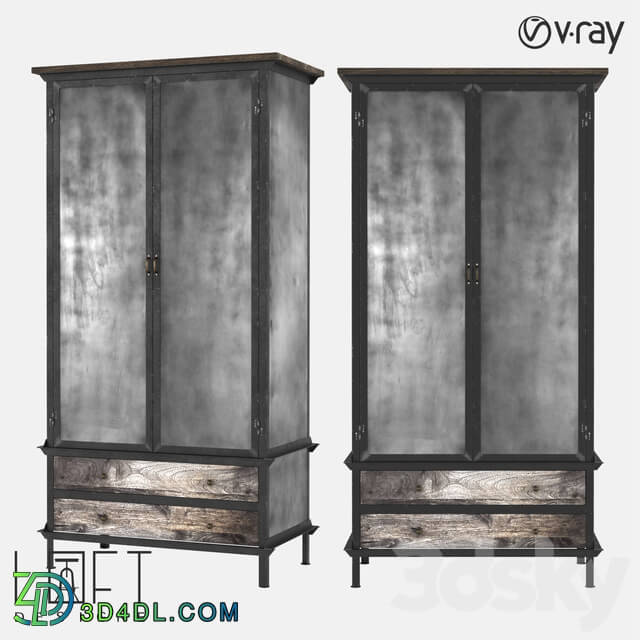 Wardrobe _ Display cabinets - Cabinet LoftDesigne 7001 model