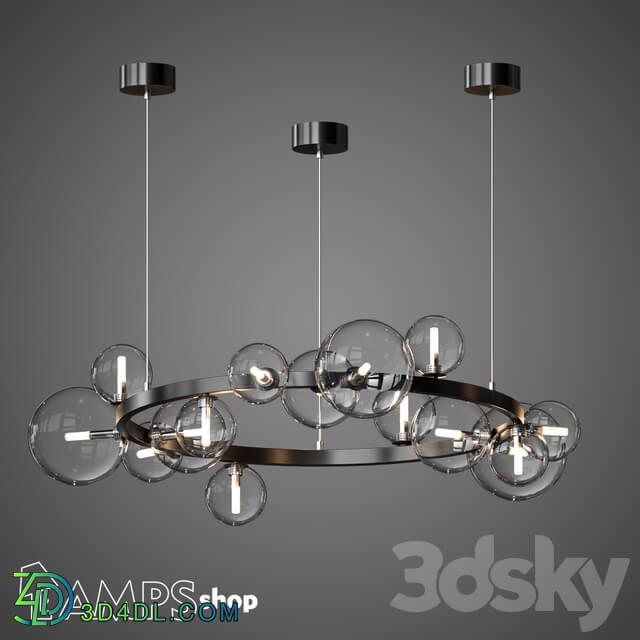 Chandelier - PL3029 Chandelier Rainbow Bubble