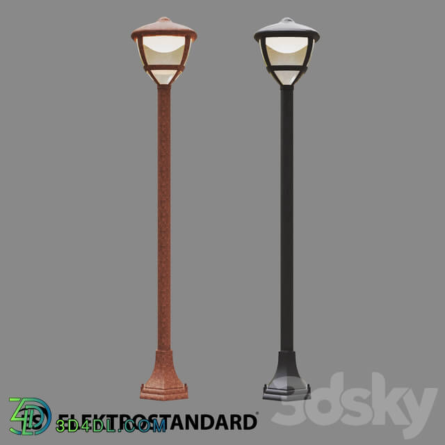 Street lighting - OM Outdoor LED post lamp Elektrostandard GL LED 3001F Gala F
