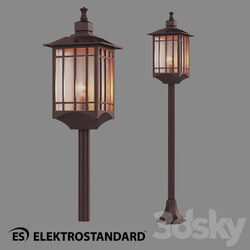 Street lighting - OM Street lamp on a pole Elektrostandard GL 1019F Vela F 